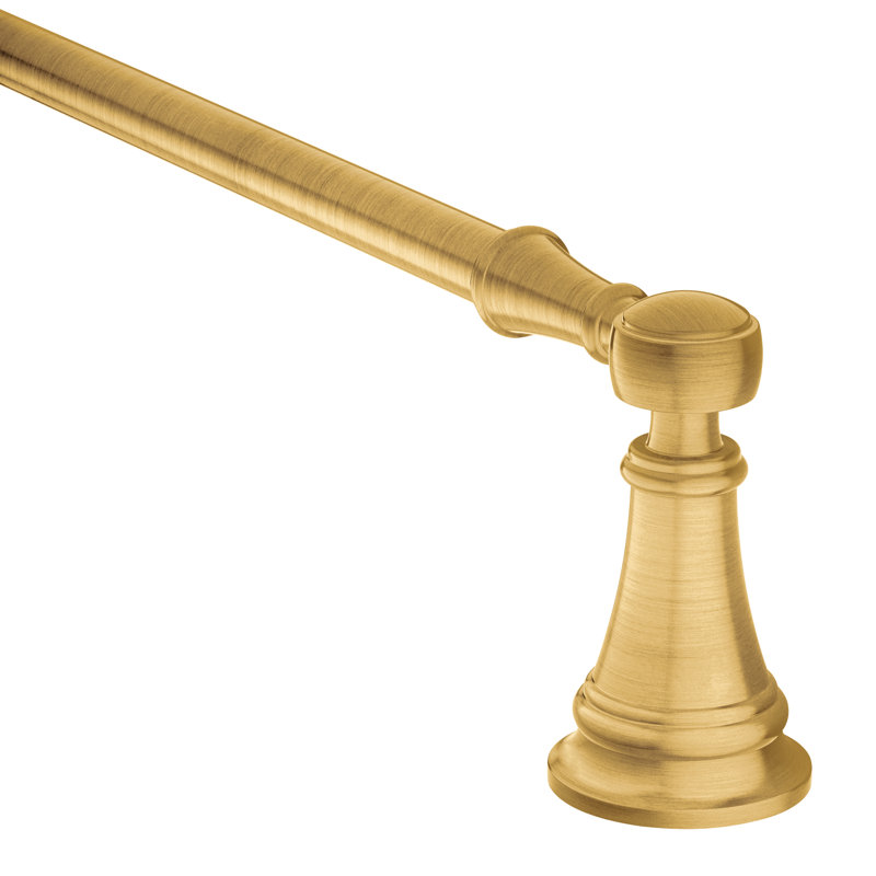 Weymouth 19" Wall Mounted Towel Bar, Brushed Gold