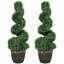 90cm Faux Boxwood Topiary in Metal Pot