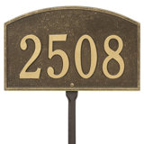Legacy 1-Line Lawn Address Sign