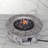 9'' H X 28'' W Fiber Reinforced Concrete Outdoor Fire Pit