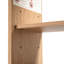Meuble-lavabo rustique de 15,44 po avec lavabo réversible en résine, tablette réglable, porte à ouverture facile, fermeture en douceur, finition grain de bois pour les petits espaces de petite taille
