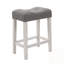 Ensemble de table de bar 4 pièces avec prise de courant et 3 tabourets rembourrés-24597798