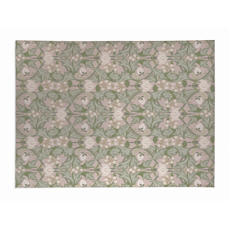Ogee Leaf Outdoor Rug