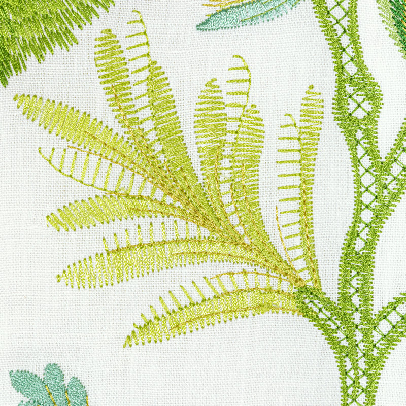 Majorelle Martil Emb Performance Fabric, Leaf
