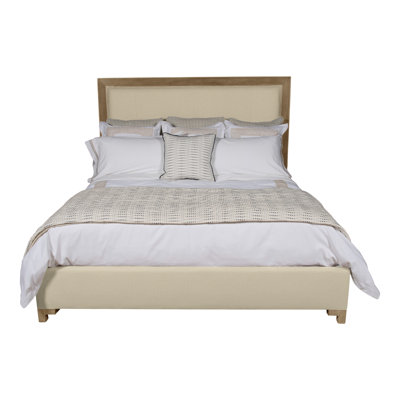 Louise/Lawrence King Upholstered Low Profile Panel Bed