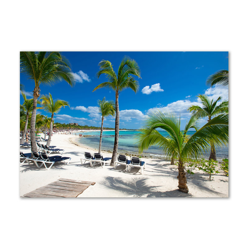 Maldives Beach - Wrapped Canvas Print