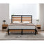 Base de lit plateforme Mayghan avec tête et pied de lit en bois-1409377264-1409377270