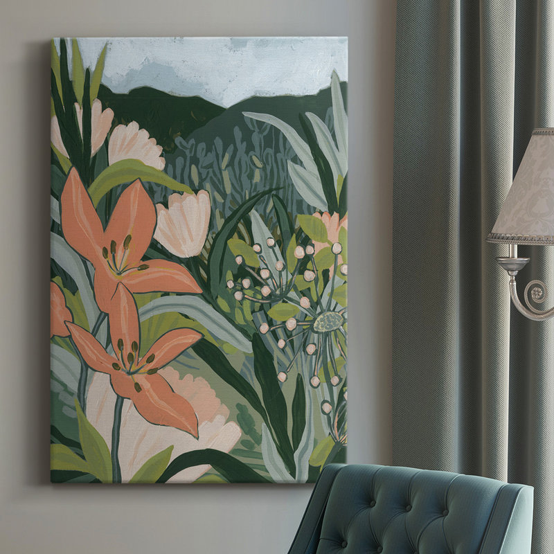 «Spring Valley Blooms I», reproduction sur toile tendue, L 40 po x H 60 po
