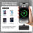  Portable Charger, 5000mAh Power Bank with Foldable USB-C Plug, 22.5W Mini Charger Battery Pack Compatible with iPhone 15 to 17, Black