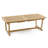 12 - Person Teak Wood Patio Dining Set with Extendable Rectangular Table