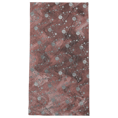 Serviette de plage planètes et étoiles