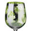 Tropical Leaves Wine Glasses