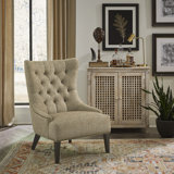 Tufted Upholstered Accent Chair