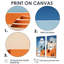 Paysage, architecture et vibrations I - art mural orange-114801615-114801612-114801613