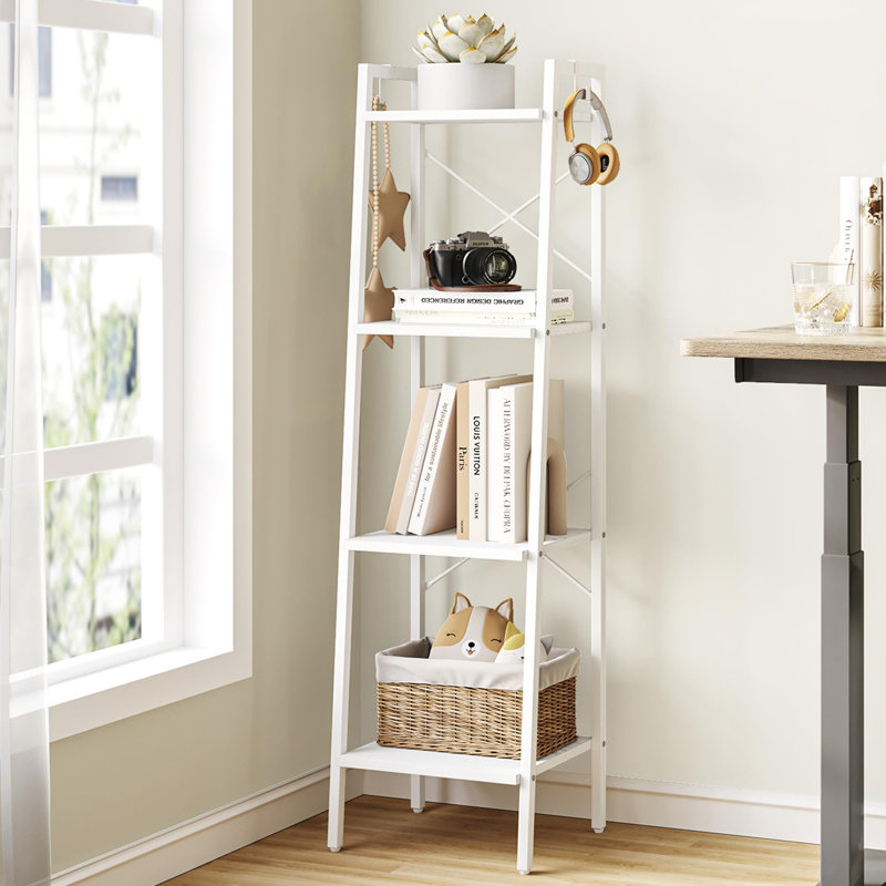 119.88cm H x 34cm W Ladder Bookcase