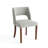 4-Piece Chenille Upholstered Solid Wood Dining Chair Set-845909820