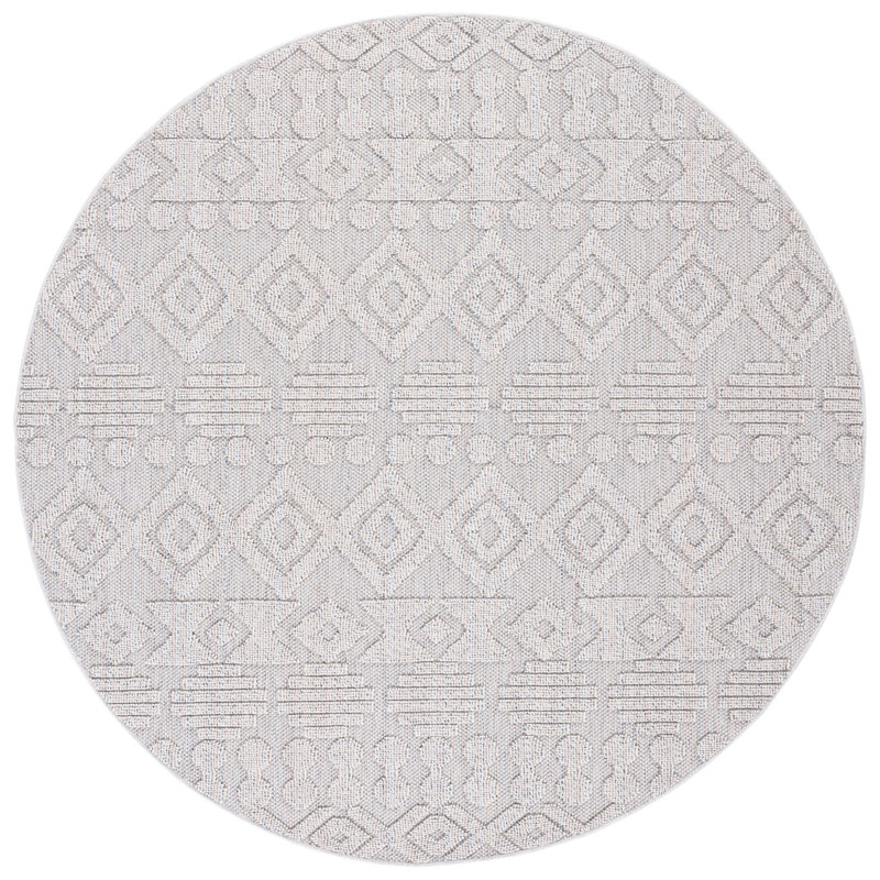 Tapis intérieur / extérieur Global Performance Southwestern, Rond 6 pi 7 po