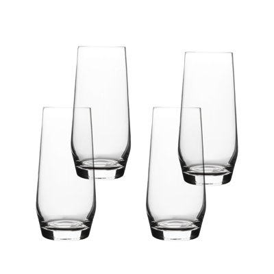 Ensemble de 4 verres à pied sans pied