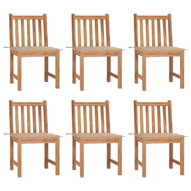 Chaise de patio avec coussin, Beige