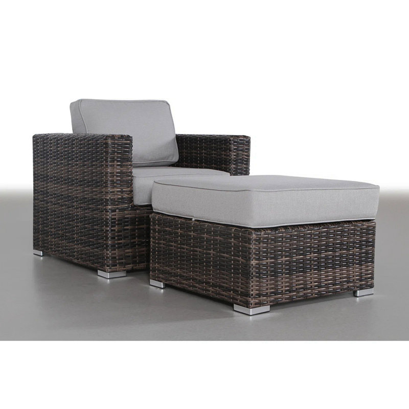 Fauteuil d'appoint rembourré confortable - aucun assemblage requis