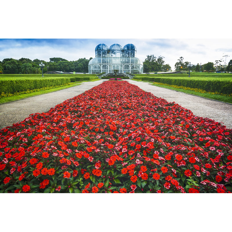 Landscape View Of A Garden by Wsfurlan - Wrapped Canvas Print, 81cm H x 122cm W x 3.8cm D