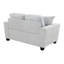 Darley 64" Loveseat with 2 Pillows, Soft Fray Chenille