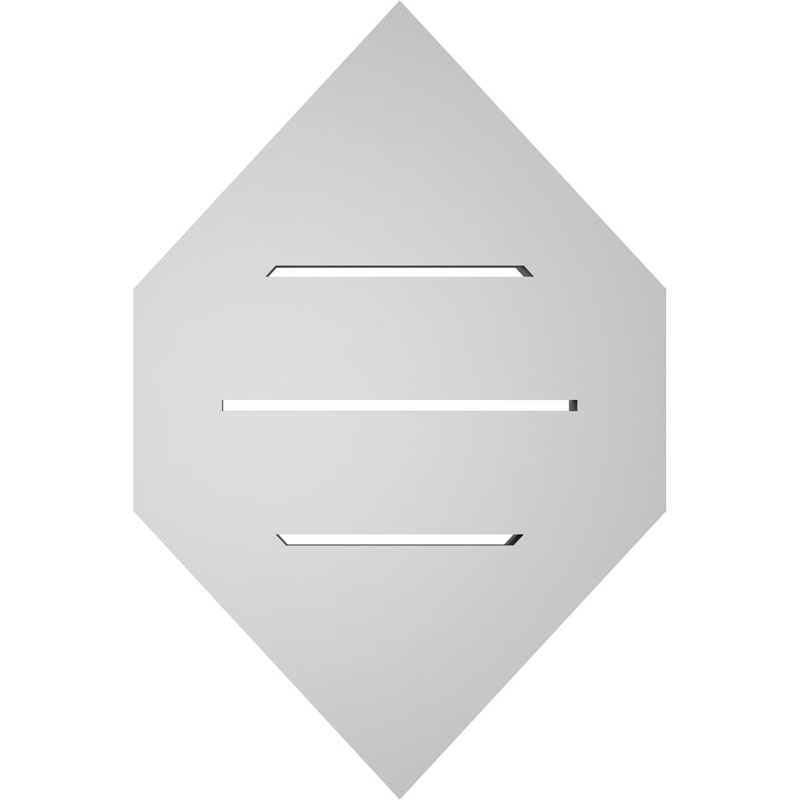 Vertical Peaked Surface Mount Signature Urethane Functional Gable Vent Pitch, Primed Tan 2SF-13, 18" H x 12" W x 1.5" D