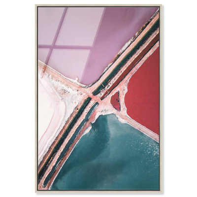 Lilac Meets Teal Print by Oliver Gal