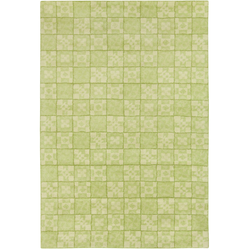 Tapis en laine touffeté à la main Mazie, 8 pi x 10 pi