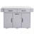 Kitchen Island with Adjustable Shelf, Spice & Towel Rack and Drawer-187869946