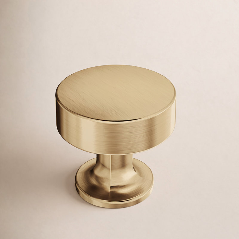 Everett Cabinet Knob, Champagne Bronze, 1.3125"
