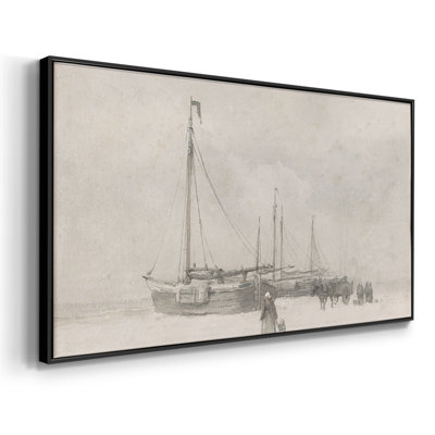 Série nautique-CCVVI - Toile tendue avec châssis encadré - Prêt à être accroché