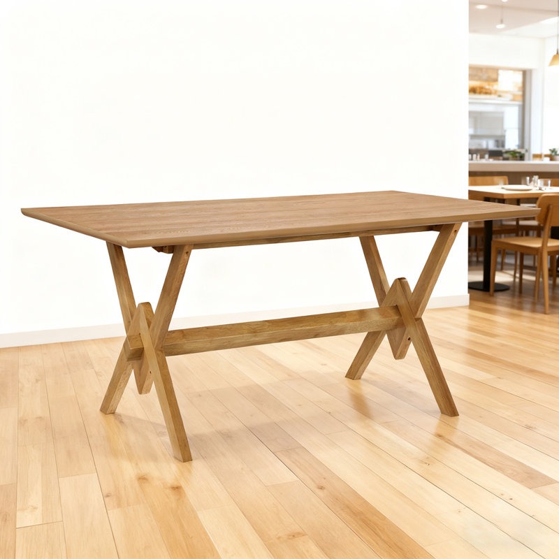 Table de salle à manger double V au design unique, pour les salles à manger modernes et contemporaines, rehaussant l'esthétique et la fonctionnalité.