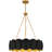 Santana 5-Light Matte Black Pendant
