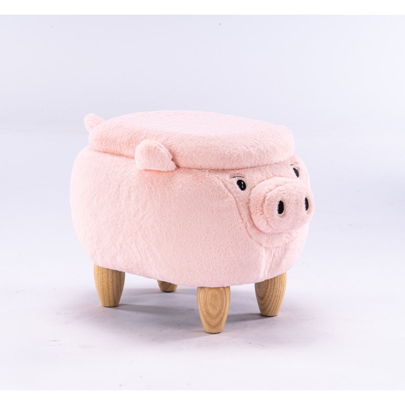 Corno 14.17" Wide Pig Storage Ottoman