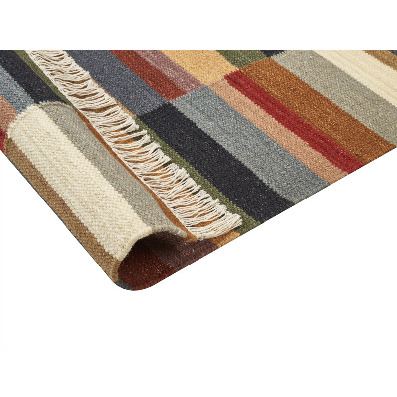 Cosima Striped Hand Woven Area Rug, Rectangle 80 x 150cm