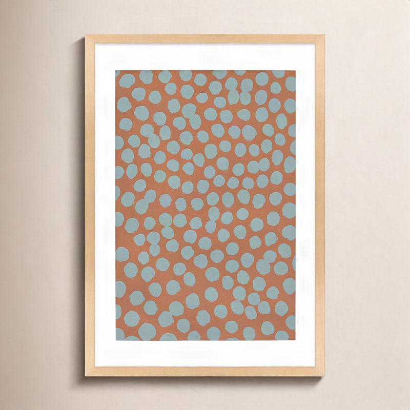 «Navi Terra Cotta» par Michela Sorrentino - Peinture, H 50 po x l 35 po x P 1,25 po, Brun