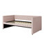 Lit de jour rembourré de style moderne avec lit gigogne, pour les petites chambres d'amis et d'étude-724222346