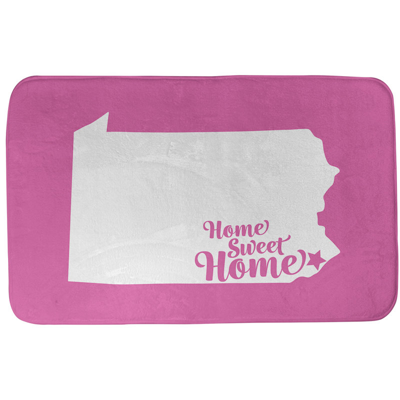 Tapis pour salle de bain philadelphia doux, l 17 po x L 21 po, Rose