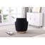 Fauteuil demi-tonneau en velours, fauteuil d'appoint pivotant pour salon-1600175128-1600175130