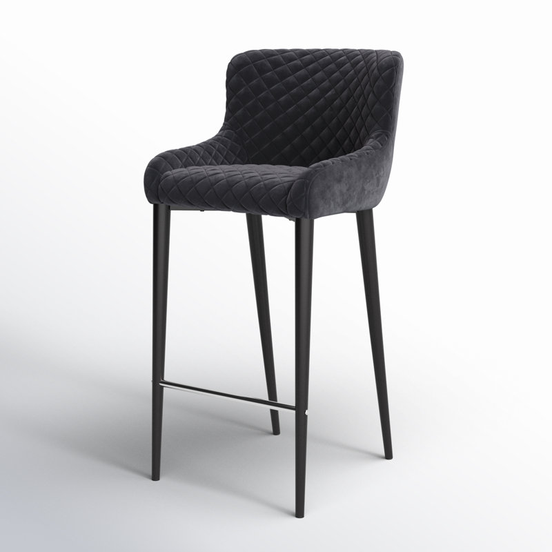 Carly Counter & Bar Stool, Gray, Counter Stool (26" Seat Height)