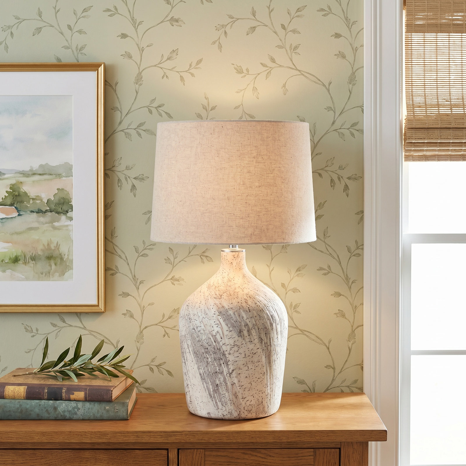 Glass Table Lamp