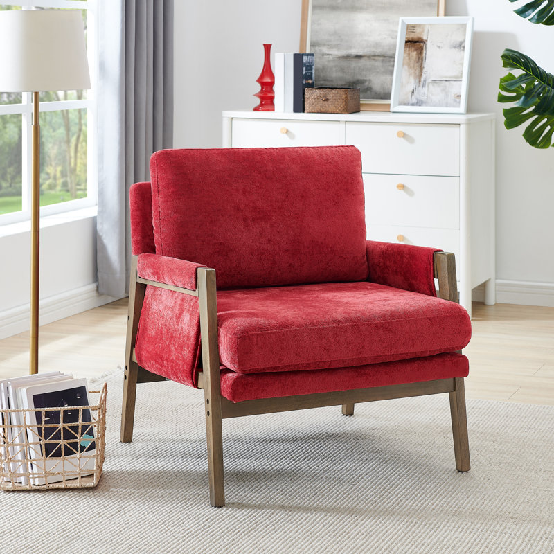 Fauteuil de salle à manger rembourré, Beige