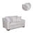 Teneka Upholstered 65'' Loveseat