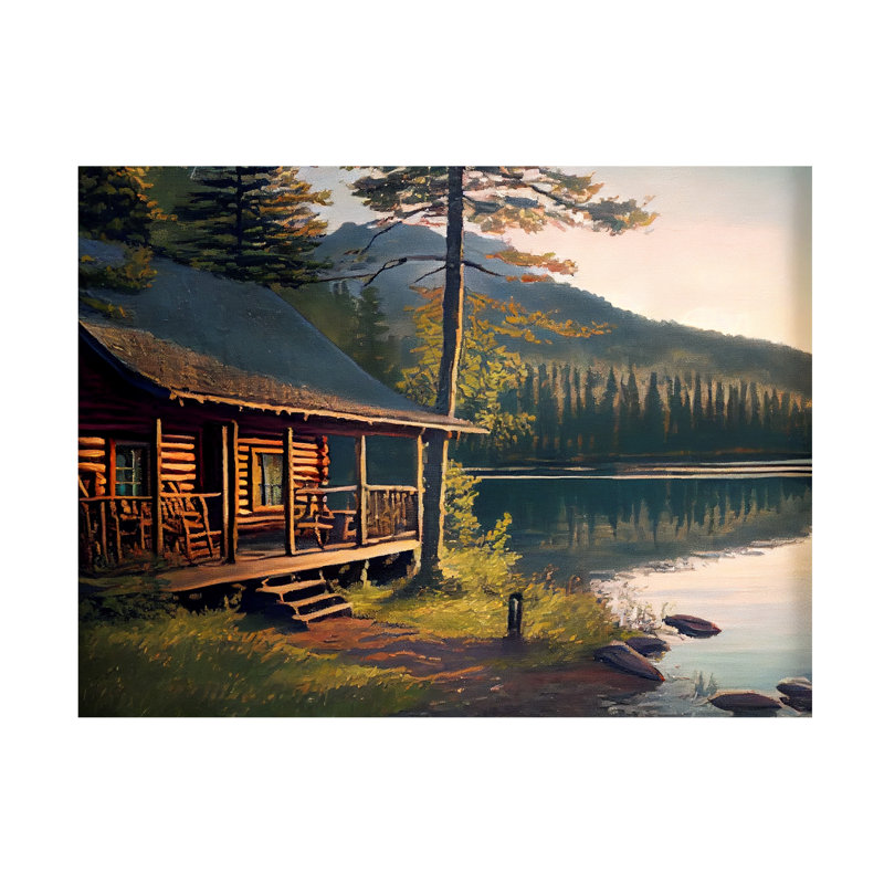 Art sur toile Sasha Cabin III, 14'' H x 19'' W
