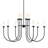  LED 2-Tier Traditional Chandelier with Layered Glass-111187487-111187488-111187491