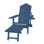 Chaise Adirondack pliante avec repose-pieds Wister