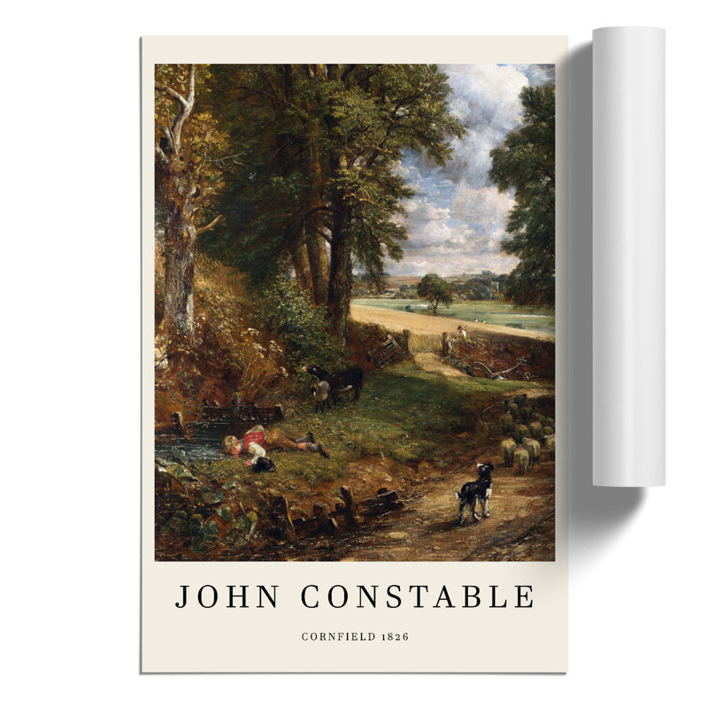 The Cornfield by John Constable - No Frame Print, 59cm H x 42cm W x 0.1cm D