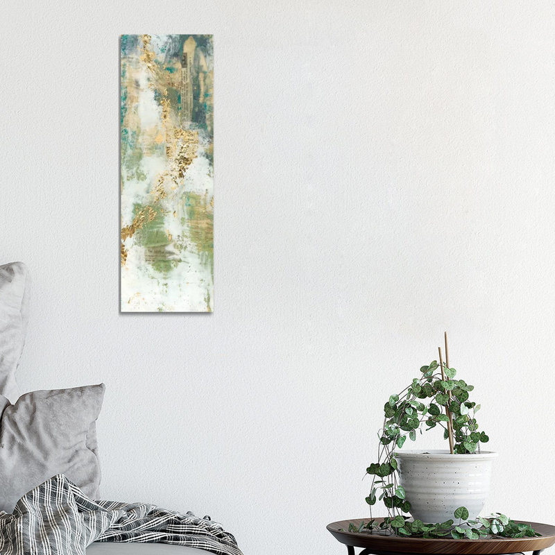 Aural Flow I by Jennifer Goldberger - Wrapped Canvas Panoramic Print, 30.48 cm H x 91.44 cm W x 1.91 cm D