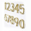 Numéro de maison à fixation flottante en aluminium H 5 po-69292977-64013438
